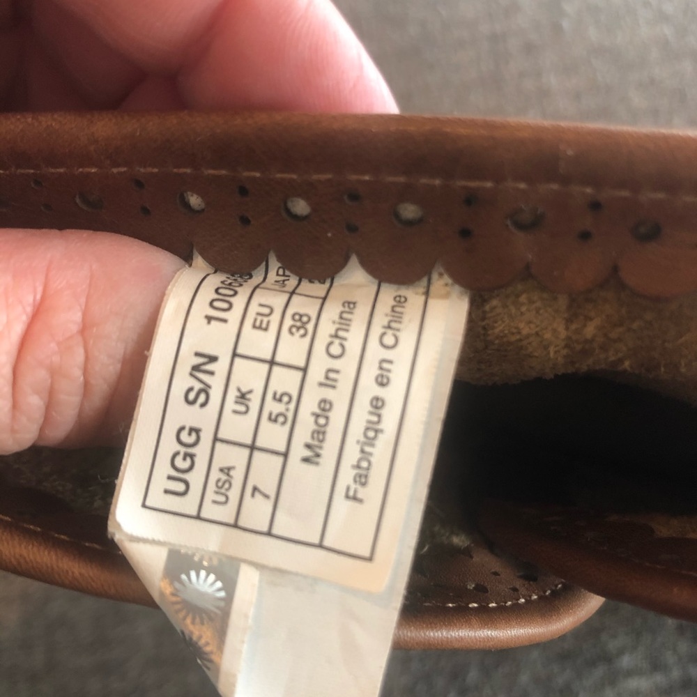 UGG leather boots size 7